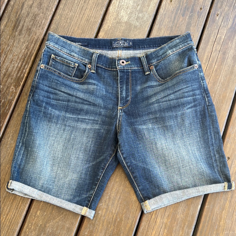 Luck Brand Bermuda Jean Shorts